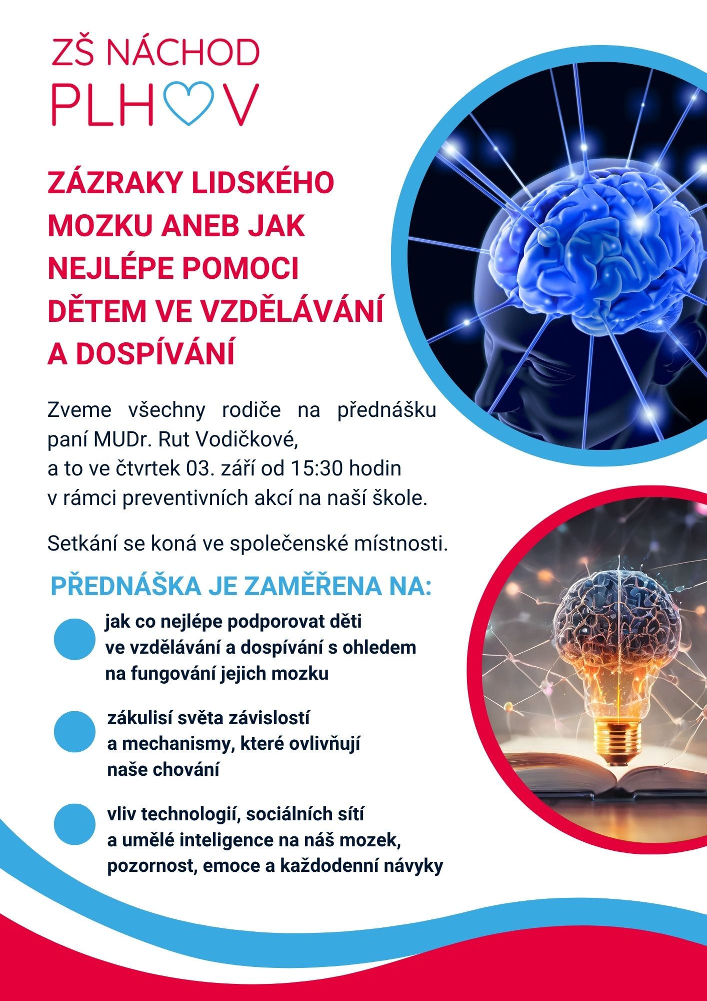 Přednáška prevence mozek